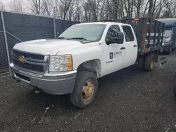 Salvage trucks for sale at New Britain, CT auction: 2013 Chevrolet Silverado K3500