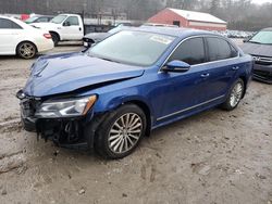 Salvage cars for sale at Mendon, MA auction: 2016 Volkswagen Passat SE