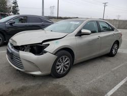 Salvage cars for sale from Copart Rancho Cucamonga, CA: 2017 Toyota Camry LE