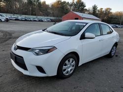 Toyota salvage cars for sale: 2016 Toyota Corolla L