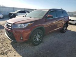 Toyota Highlander Vehiculos salvage en venta: 2017 Toyota Highlander SE