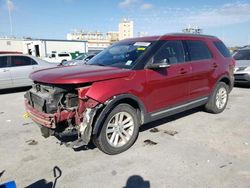 Salvage cars for sale at New Orleans, LA auction: 2016 Ford Explorer XLT