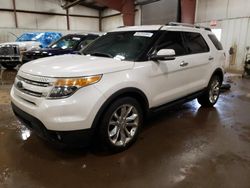 Salvage cars for sale at Lansing, MI auction: 2014 Ford Explorer Limited