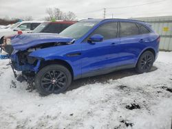 Salvage cars for sale at Chicago Heights, IL auction: 2018 Jaguar F-PACE Premium