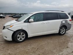 Salvage cars for sale at Houston, TX auction: 2012 Toyota Sienna LE