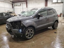 Salvage cars for sale at Franklin, WI auction: 2019 Ford Ecosport SES