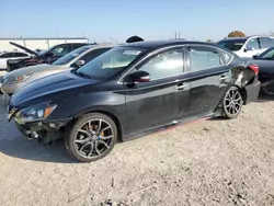 Salvage cars for sale at Haslet, TX auction: 2017 Nissan Sentra SR Turbo