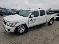 Salvage cars for sale from Copart West Warren, MA: 2015 Toyota Tacoma Double Cab Long BED