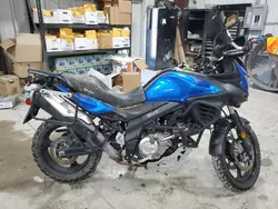 Salvage motorcycles for sale at West Mifflin, PA auction: 2015 Suzuki DL650 A