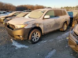 Toyota Highlander Base salvage cars for sale: 2012 Toyota Highlander Base