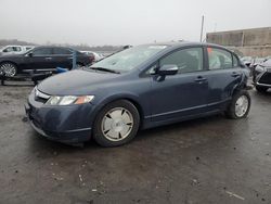 Honda salvage cars for sale: 2007 Honda Civic Hybrid