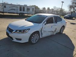 Salvage cars for sale at Sacramento, CA auction: 2015 Honda Accord EXL