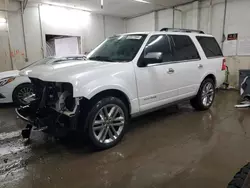 Vehiculos salvage en venta de Copart Madisonville, TN: 2016 Ford Expedition Platinum