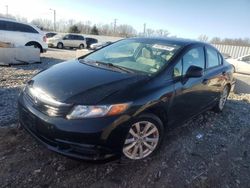 Vehiculos salvage en venta de Copart Louisville, KY: 2012 Honda Civic EX