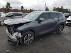 Salvage cars for sale at Gaston, SC auction: 2021 Toyota Highlander XLE