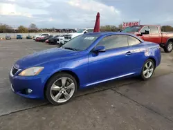 Salvage cars for sale at Grand Prairie, TX auction: 2010 Lexus IS 350