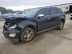 Salvage cars for sale at Gaston, SC auction: 2017 Chevrolet Equinox Premier