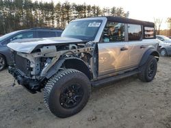 Salvage cars for sale at North Billerica, MA auction: 2024 Ford Bronco Wildtrak