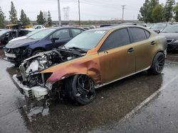 Lexus salvage cars for sale: 2009 Lexus IS 350