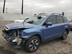 Salvage cars for sale at Van Nuys, CA auction: 2018 Subaru Forester 2.5I Premium