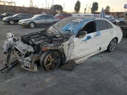 Salvage cars for sale at Wilmington, CA auction: 2015 Mercedes-Benz C300