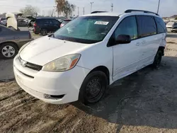 Salvage cars for sale at Los Angeles, CA auction: 2005 Toyota Sienna CE