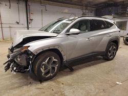 Salvage cars for sale at Wheeling, IL auction: 2024 Hyundai Tucson Limited