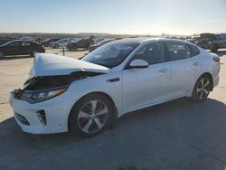 Salvage cars for sale at Grand Prairie, TX auction: 2017 KIA Optima SX