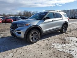 Salvage cars for sale from Copart Central Square, NY: 2023 Ford Explorer XLT