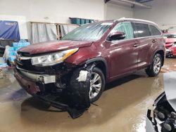 2015 Toyota Highlander XLE en venta en Elgin, IL