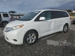 Salvage cars for sale from Copart Hueytown, AL: 2015 Toyota Sienna LE