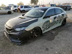 Salvage cars for sale at Los Angeles, CA auction: 2018 Honda Civic EX