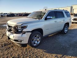 Chevrolet salvage cars for sale: 2015 Chevrolet Tahoe K1500 LTZ