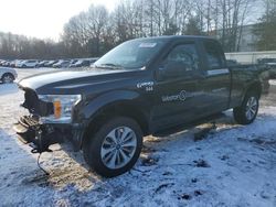 Salvage cars for sale at North Billerica, MA auction: 2018 Ford F150 Super Cab