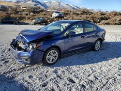 Salvage cars for sale at Reno, NV auction: 2018 Subaru Impreza Premium