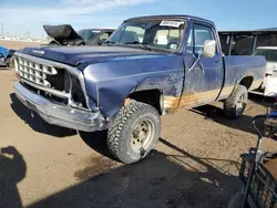 Dodge w Series Vehiculos salvage en venta: 1984 Dodge W-SERIES W150