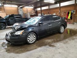 Salvage cars for sale from Copart Ebensburg, PA: 2015 Nissan Sentra S