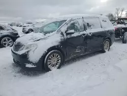 Salvage cars for sale at Wayland, MI auction: 2017 Toyota Sienna XLE