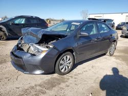 Toyota Corolla l salvage cars for sale: 2015 Toyota Corolla L