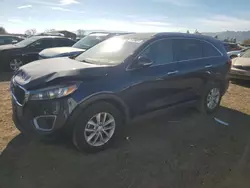 Salvage cars for sale at San Martin, CA auction: 2017 KIA Sorento LX