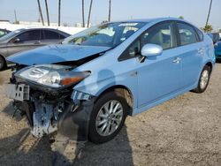 Salvage cars for sale at Van Nuys, CA auction: 2012 Toyota Prius PLUG-IN