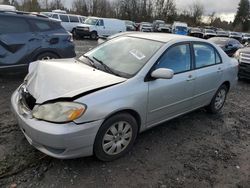 Vehiculos salvage en venta de Copart Portland, OR: 2003 Toyota Corolla CE