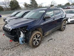 Jeep salvage cars for sale: 2015 Jeep Cherokee Trailhawk