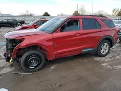 Salvage SUVs for sale at auction: 2021 Ford Explorer XLT