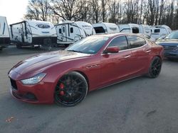 Maserati salvage cars for sale: 2015 Maserati Ghibli S