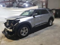 Salvage cars for sale at North Billerica, MA auction: 2022 Ford Explorer XLT