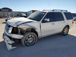 Salvage cars for sale from Copart Andrews, TX: 2011 Ford Expedition Limited