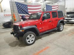 Salvage SUVs for sale at auction: 2019 Jeep Wrangler Unlimited Sport