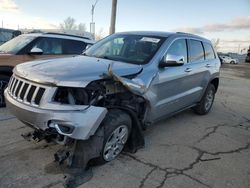 Salvage cars for sale at Pekin, IL auction: 2014 Jeep Grand Cherokee Laredo