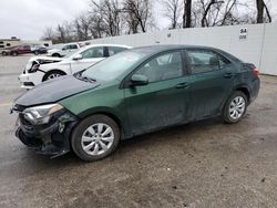 Vehiculos salvage en venta de Copart Bridgeton, MO: 2015 Toyota Corolla L